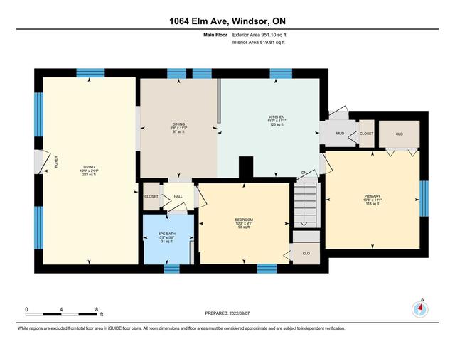 1064 Elm Ave, House detached with 2 bedrooms, 2 bathrooms and 1 parking in Windsor ON | Image 21