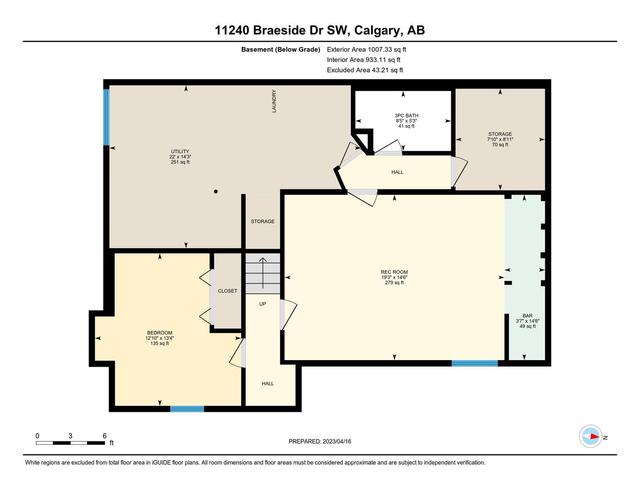 11240 Braeside Drive Sw, House detached with 3 bedrooms, 2 bathrooms and 3 parking in Calgary AB | Image 37