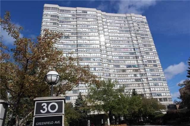805 - 30 Greenfield Ave, Condo with 1 bedrooms, 1 bathrooms and 1 parking in Toronto ON | Image 1