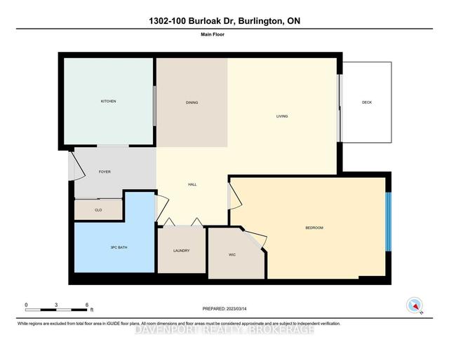 1302 - 100 Burloak Dr, Condo with 1 bedrooms, 1 bathrooms and 1 parking in Burlington ON | Image 18
