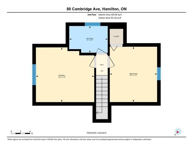 80 Cambridge Ave, House detached with 4 bedrooms, 2 bathrooms and 2 parking in Hamilton ON | Image 33