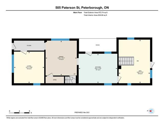 505 Paterson St, House detached with 3 bedrooms, 2 bathrooms and 3 parking in Peterborough ON | Image 29