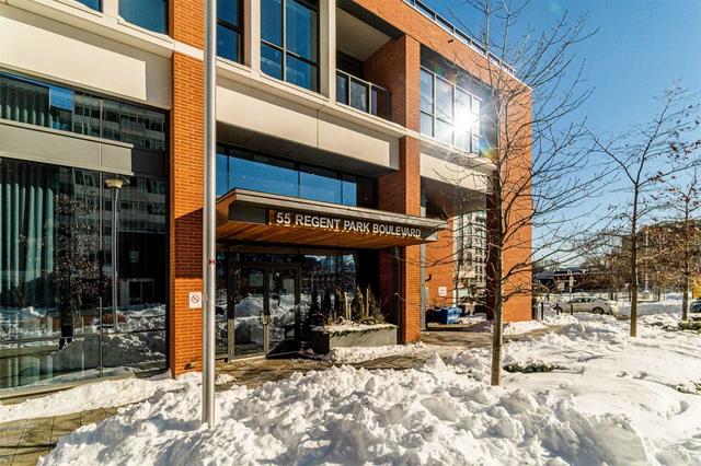 1607 - 55 Regent Park Blvd, Condo with 2 bedrooms, 2 bathrooms and 1 parking in Toronto ON | Image 27