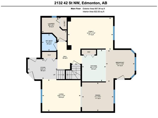 2132 42 St Nw, House detached with 4 bedrooms, 3 bathrooms and null parking in Edmonton AB | Image 59