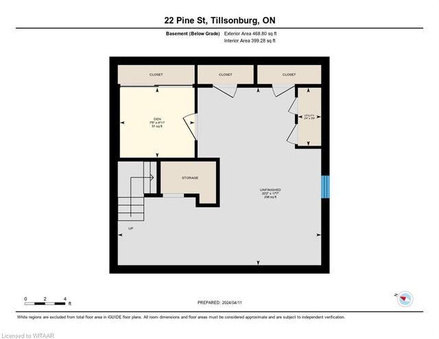 22 Pine Street, House detached with 3 bedrooms, 2 bathrooms and 8 parking in Tillsonburg ON | Image 32