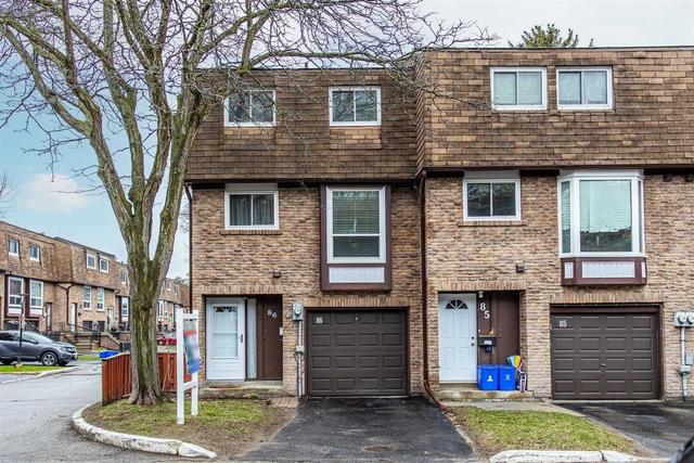 86 - 222 Pearson St, Townhouse with 3 bedrooms, 2 bathrooms and 2 parking in Oshawa ON | Card Image
