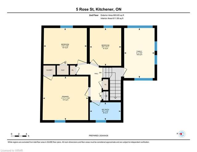 5 Rose Street, House detached with 3 bedrooms, 2 bathrooms and 2 parking in Kitchener ON | Image 21