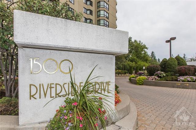 1704 - 1500 Riverside Drive, Condo with 2 bedrooms, 2 bathrooms and 1 parking in Ottawa ON | Image 2