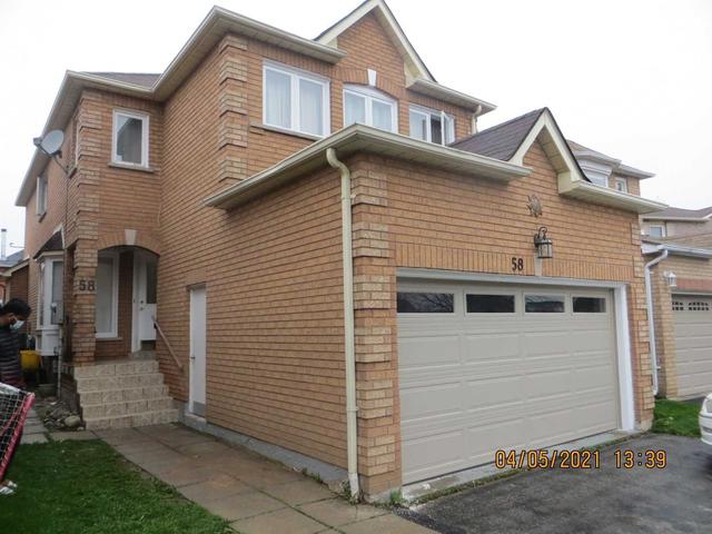 58 Glenmanor Dr, House detached with 4 bedrooms, 4 bathrooms and 4 parking in Brampton ON | Image 1
