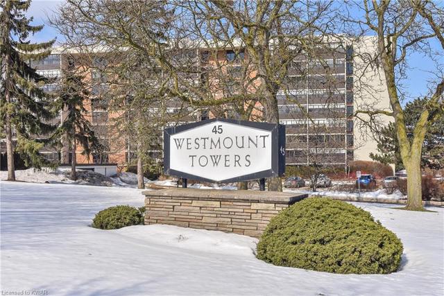 201 - 45 Westmount Road N, House attached with 1 bedrooms, 1 bathrooms and 1 parking in Waterloo ON | Image 2