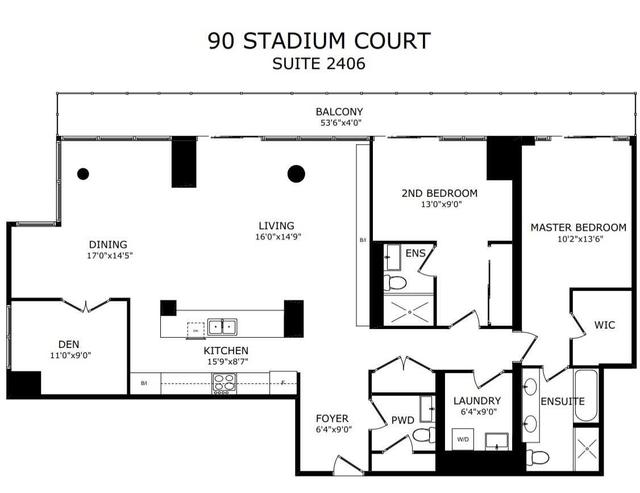 uph06 - 90 Stadium Rd, Condo with 2 bedrooms, 3 bathrooms and 1 parking in Toronto ON | Image 27