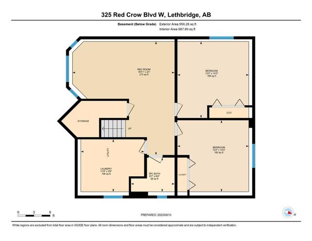 325 Red Crow Boulevard W, House detached with 4 bedrooms, 2 bathrooms and 4 parking in Lethbridge AB | Image 42