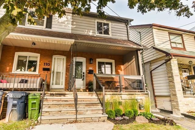 193 Prescott Ave, House semidetached with 3 bedrooms, 3 bathrooms and 1 parking in Toronto ON | Image 1