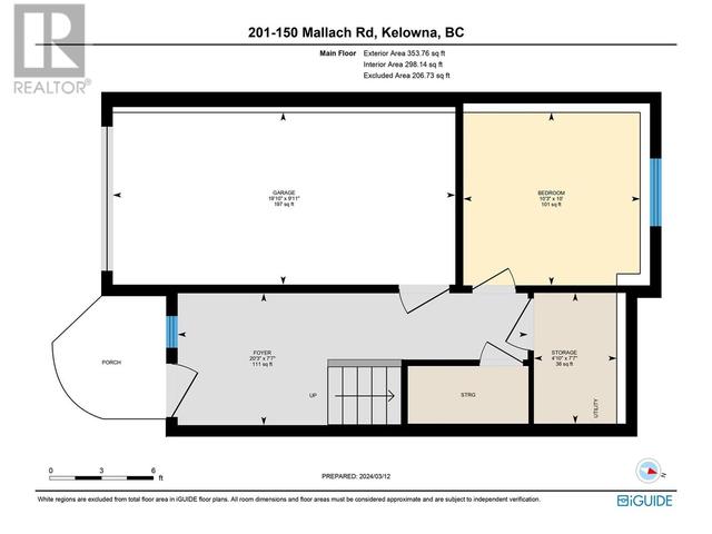 201 - 150 Mallach Road, House attached with 3 bedrooms, 2 bathrooms and 2 parking in Kelowna BC | Image 35