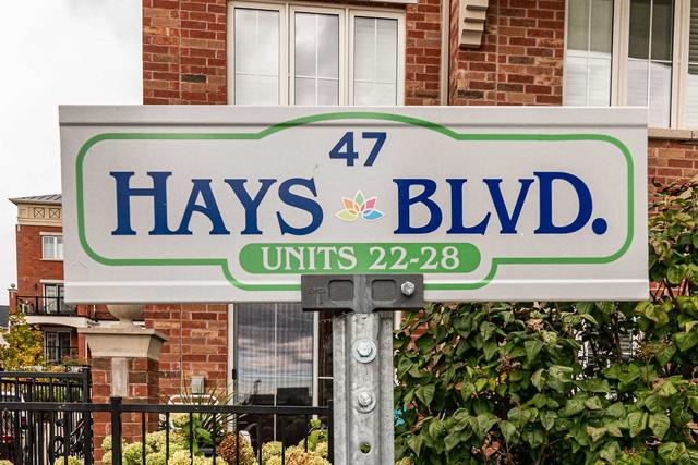 23 - 47 Hays Blvd, Townhouse with 2 bedrooms, 2 bathrooms and 1 parking in Oakville ON | Image 1