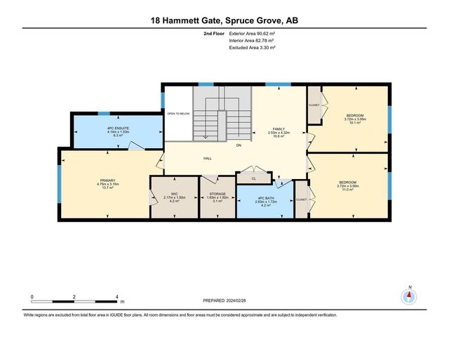 18 Hammett Ga, House semidetached with 3 bedrooms, 2 bathrooms and 6 parking in Spruce Grove AB | Image 57