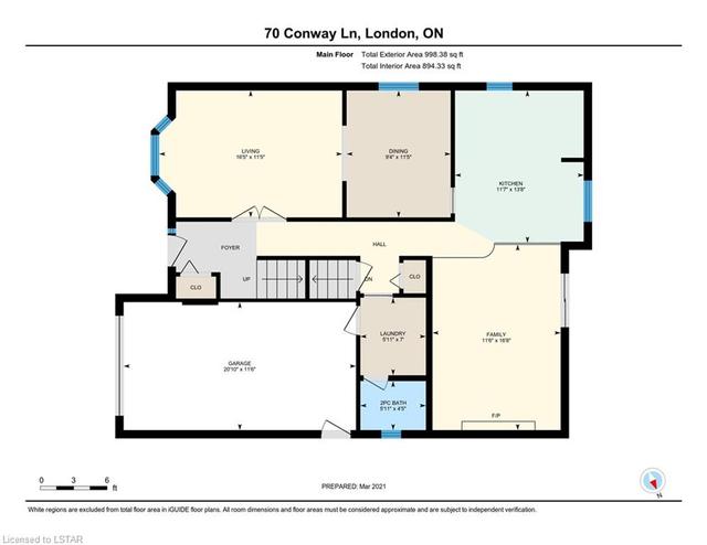 70 Conway Lane, House detached with 3 bedrooms, 2 bathrooms and null parking in London ON | Image 29