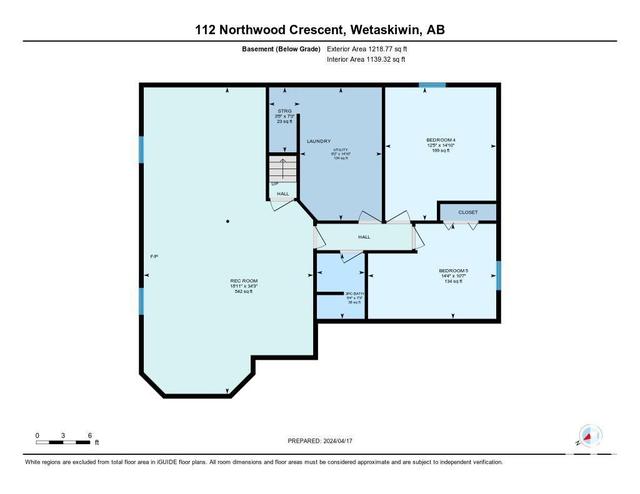 112 Northwood Cr, House detached with 5 bedrooms, 3 bathrooms and null parking in Wetaskiwin AB | Image 48