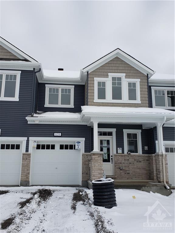 839 Regulus Ridge Ridge, Townhouse with 3 bedrooms, 3 bathrooms and 2 parking in Ottawa ON | Image 1