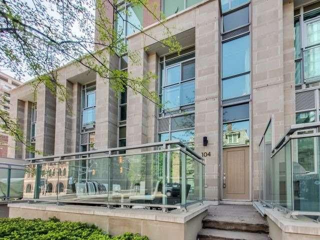 th104 - 112 George St, Townhouse with 2 bedrooms, 2 bathrooms and 1 parking in Toronto ON | Image 1