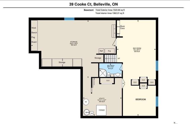 39 Cooke Crt, House detached with 3 bedrooms, 4 bathrooms and 6 parking in Belleville ON | Image 26