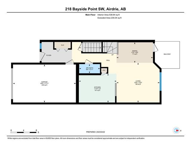 218 Bayside Point Sw, Home with 3 bedrooms, 2 bathrooms and 2 parking in Airdrie AB | Image 43