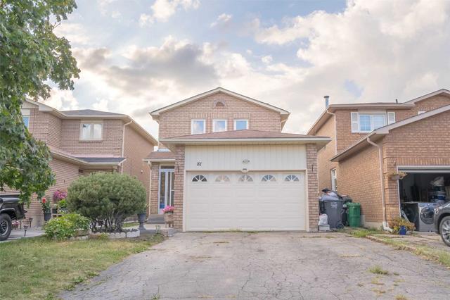 81 Toba Cres, House detached with 3 bedrooms, 2 bathrooms and 4 parking in Brampton ON | Card Image