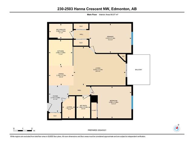 230 - 2503 Hanna Cr Nw Nw, Condo with 2 bedrooms, 2 bathrooms and 2 parking in Edmonton AB | Image 43