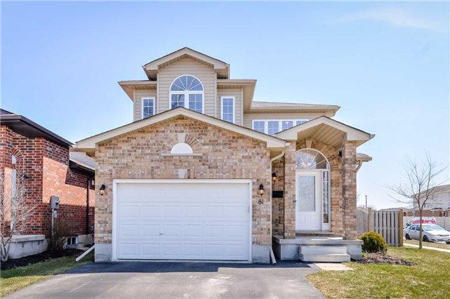 81 Simmonds Dr, House detached with 3 bedrooms, 3 bathrooms and 2 parking in Guelph ON | Image 1
