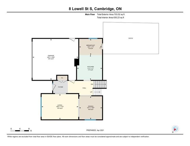 8 Lowell St S, House detached with 3 bedrooms, 3 bathrooms and 6 parking in Cambridge ON | Image 30