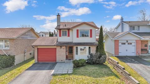 447 Ashby Crt, House detached with 3 bedrooms, 2 bathrooms and 3 parking in Waterloo ON | Card Image