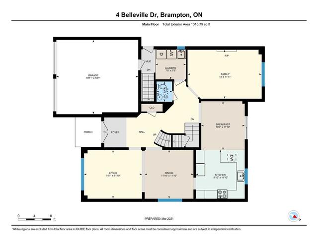4 Belleville Dr, House detached with 4 bedrooms, 3 bathrooms and 6 parking in Brampton ON | Image 16