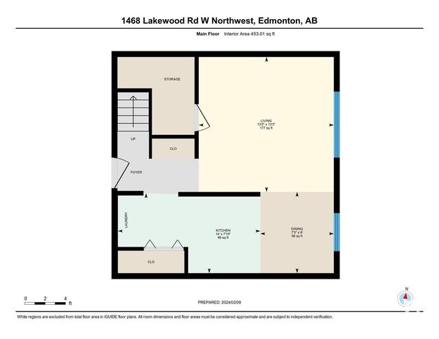 1468 Lakewood Rd Nw Nw, House attached with 3 bedrooms, 1 bathrooms and null parking in Edmonton AB | Image 31
