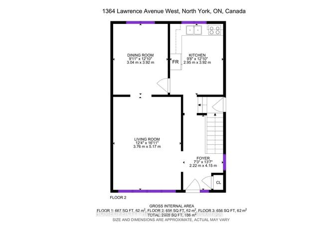 1364 Lawrence Ave W, House semidetached with 3 bedrooms, 2 bathrooms and 4 parking in Toronto ON | Image 20