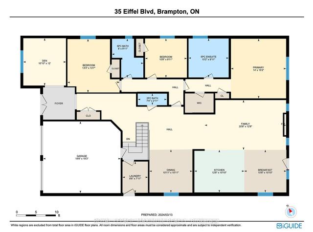 35 Eiffel Blvd, House detached with 3 bedrooms, 3 bathrooms and 4 parking in Brampton ON | Image 35