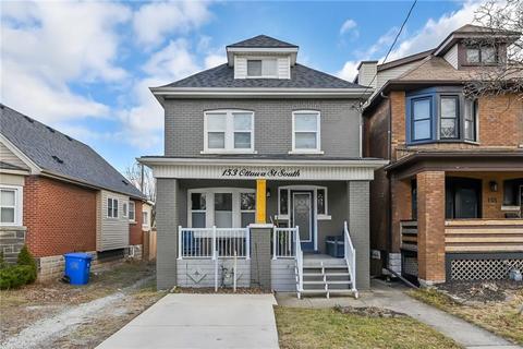 153 Ottawa Street S, House detached with 5 bedrooms, 2 bathrooms and 2 parking in Hamilton ON | Card Image