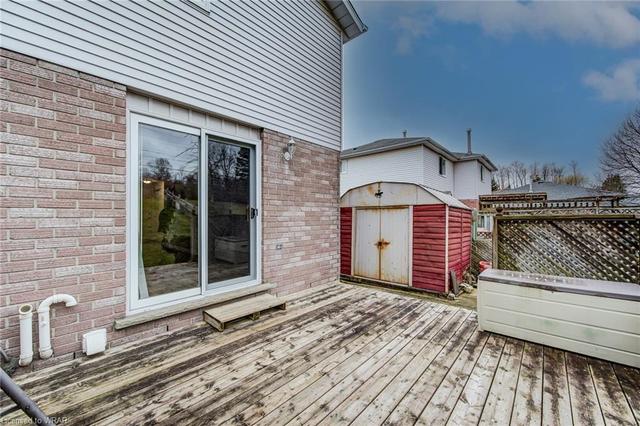 296 Benesfort Crescent, House semidetached with 3 bedrooms, 1 bathrooms and 3 parking in Kitchener ON | Image 37