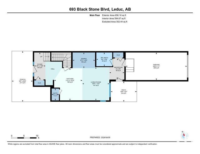 693 Black Stone Bv, House attached with 3 bedrooms, 2 bathrooms and null parking in Leduc AB | Image 45