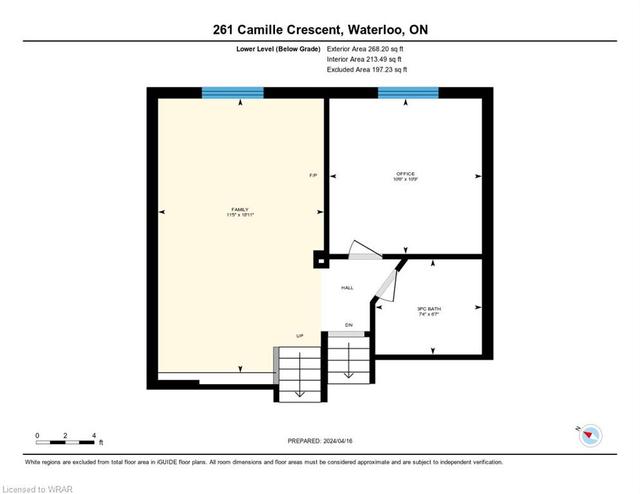 261 Camille Crescent, House detached with 3 bedrooms, 2 bathrooms and 5 parking in Waterloo ON | Image 43