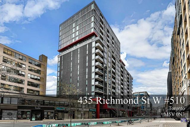 510 - 435 Richmond St W, Condo with 2 bedrooms, 2 bathrooms and 0 parking in Toronto ON | Image 1