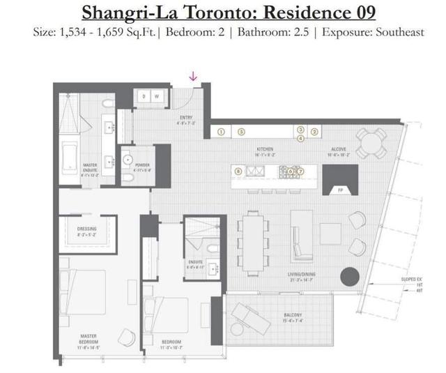 4109 - 180 University Ave, Condo with 2 bedrooms, 3 bathrooms and 1 parking in Toronto ON | Image 23