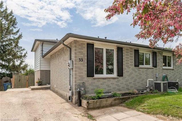 33 Mcilwraith Cres, House semidetached with 2 bedrooms, 2 bathrooms and 3 parking in Guelph ON | Image 1