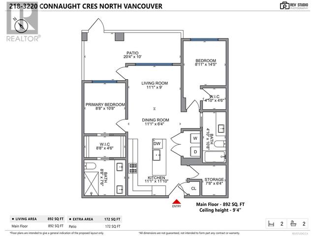 218 - 3220 Connaught Crescent, Condo with 2 bedrooms, 2 bathrooms and 2 parking in North Vancouver BC | Image 21