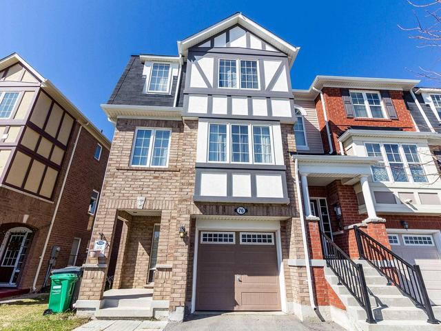 76 Memory Lane, House attached with 3 bedrooms, 3 bathrooms and 1 parking in Brampton ON | Image 1