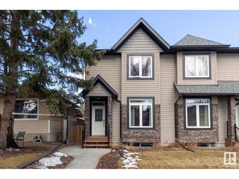 7744 81 Av Nw, House semidetached with 4 bedrooms, 3 bathrooms and null parking in Edmonton AB | Card Image