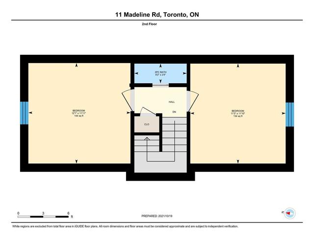 11 Madeline Rd, House detached with 3 bedrooms, 3 bathrooms and 5 parking in Toronto ON | Image 13