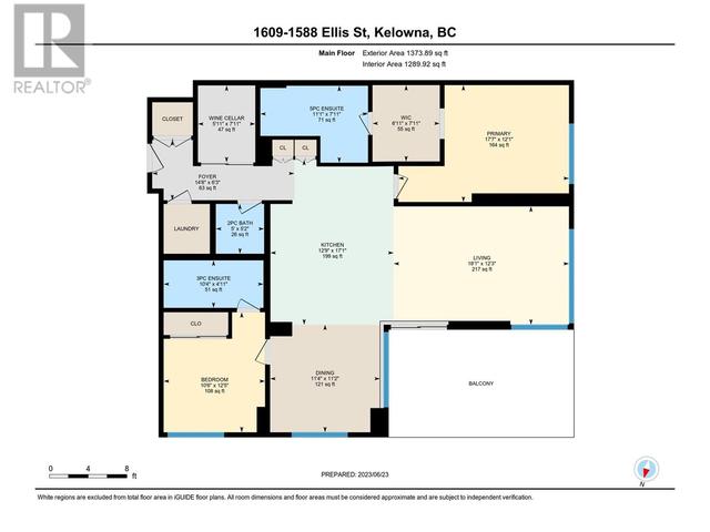 1609 - 1588 Ellis Street, Condo with 2 bedrooms, 2 bathrooms and 1 parking in Kelowna BC | Image 69