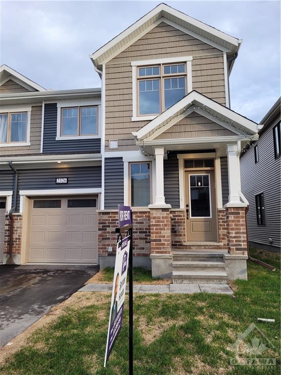 2326 Watercolours Way, Townhouse with 3 bedrooms, 3 bathrooms and 1 parking in Ottawa ON | Image 1