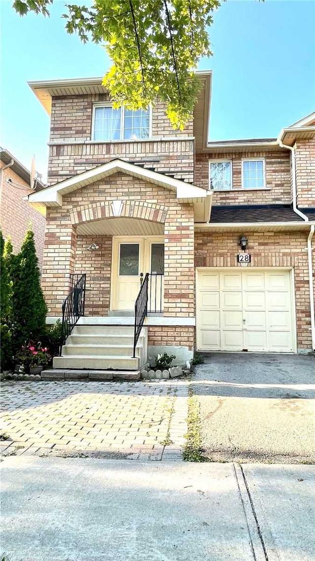 28 Warren Bradley St, House semidetached with 3 bedrooms, 4 bathrooms and 2 parking in Markham ON | Card Image