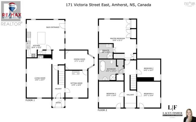 171 Victoria Street, House detached with 4 bedrooms, 2 bathrooms and null parking in Amherst NS | Image 5